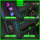 V7 USB Wired Mouse 6 Buttons 3600dpi Gaming Optical Gamer LED Mice for PC