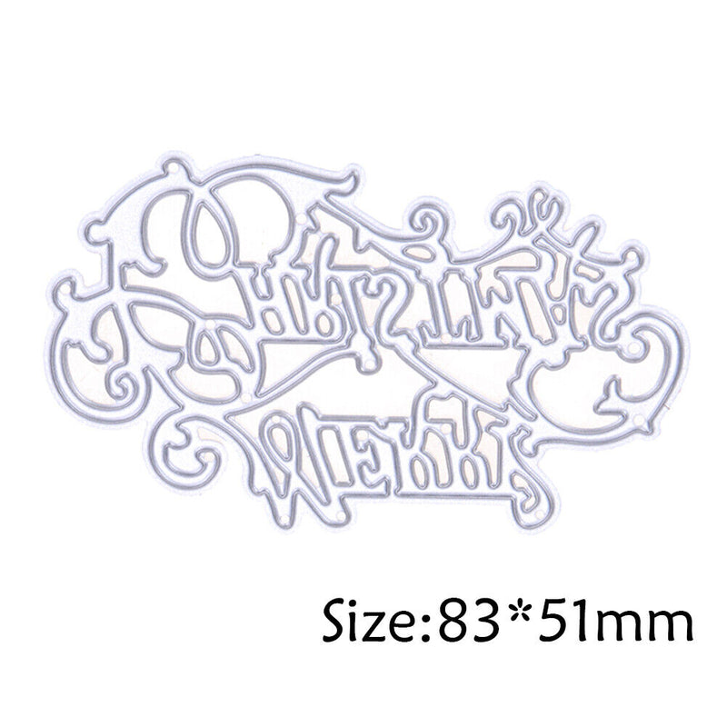 Letter Punch Stencils Alphabet Metal Shape Print Stencil for DIY Scrapbook