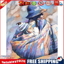 Frameless Oil Paint By Numbers Mom Carrying Baby DIY Canvas Picture Craft