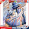Frameless Oil Paint By Numbers Mom Carrying Baby DIY Canvas Picture Craft