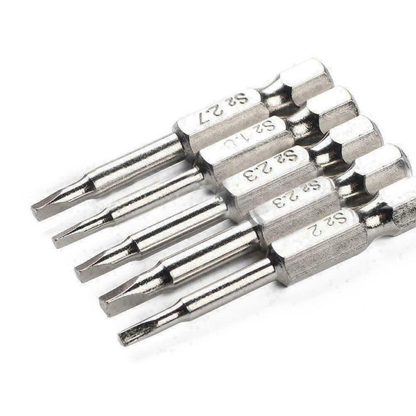 5Pcs Sale Magnetic Triangle Head Screwdriver Bits S2 BEST Steel Shank V9S5 H3H9