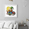 Full Round Drill Mosaic Poster 5D DIY Cartoon Old Man Wall Diamond Painting