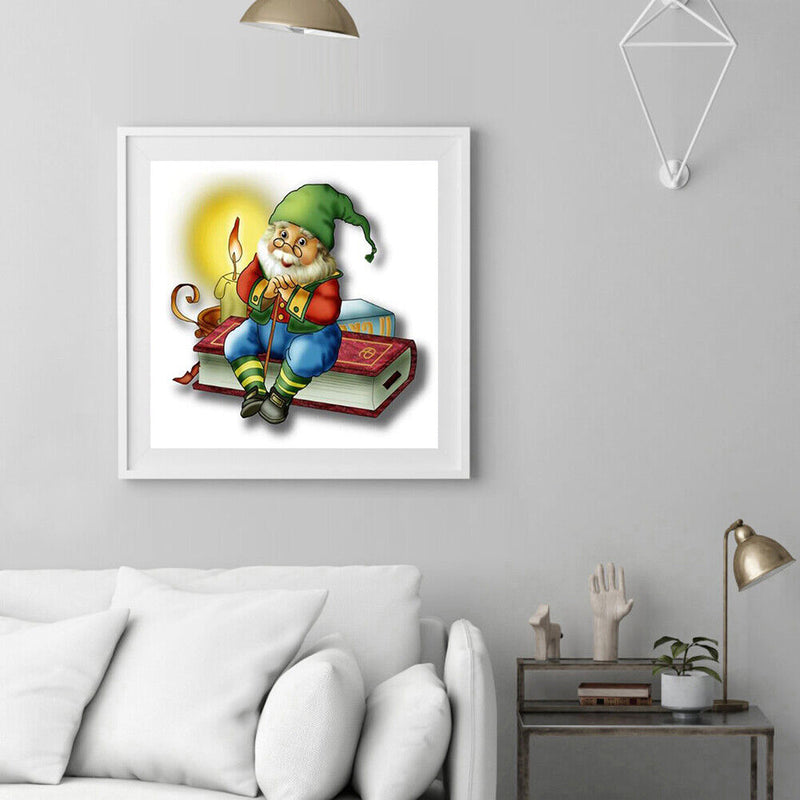 Full Round Drill Mosaic Poster 5D DIY Cartoon Old Man Wall Diamond Painting