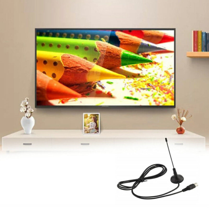 Indoor Antenna Mini TV Antenna Aerial Digital For DVB-T TV HDTV Easy To Install