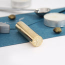 Retro Cylindrical Sealing Wax Brass Envelope Stamp Customs Accessories (B) Newly