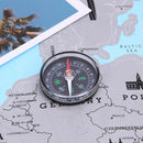 40mm Dia Mini Pocket Button Compass for Hiking Camping Outdoor Supplies Newly