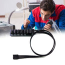 PC CPU Power 1 Female To 5 Male 4 Pin Socket Cooler Best Fan T4W2