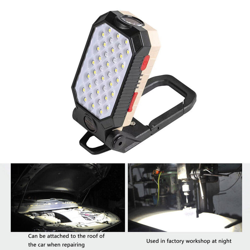 COB Rechargeable Magnetic Work Light Emergency Flashlight (W5 99B Large)