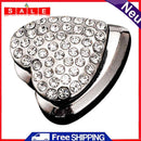 Rhinestone Adhesive Car Hook Organizer Storage Hanger for Auto Home Decorations