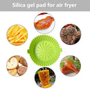 Silicone Air Fryer Liner Kitchen Baking Parchment Steamers Pads (Green) Newly
