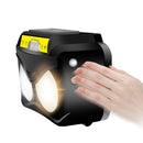 Lamp Strong Headlight Multi-function Induction Headlamp XPG+COB Yellow Light