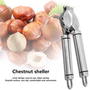 Stainless Steel Chestnut Sheller Walnut Nutcracker Opener Kitchen Gadgets