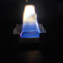 #A Mini Folding Camping Alcohol Stove Stainless Steel Solid Fuel Wax Furnace