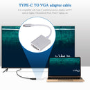 USB 3.1 Type C Male to VGA Female Adapter Converter for Laptop PC Phone Tablet