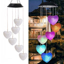 Wind Chimes Solar Powered LED Colorful Light Hanging DIY Garden Party Deco E6B4
