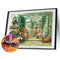 5D DIY Full Drill Diamond Painting Yard Flowers Cross Stitch Embroidery Kit