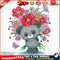 Diamond Painting 5D DIY Cartoon Bear Partial Special Drill Rhinestone Kit Newly