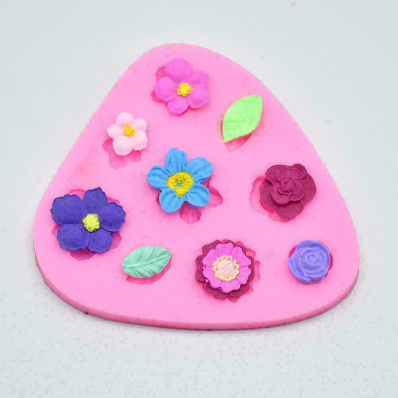 Silicone Flower Petal Leaf Fondant Mold Desser Cake E Hot G 8U8 7Y6T Q9F5