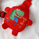 Kids Chest Bag Cute Fanny Cartoon Baby Cross-body Money Pouch (Red Car)