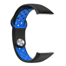 Watch Strap for HUAWEI HONOR Band 6 TPU Bracelet Wristband (Black Blue) Newly