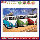 5D DIY Full Drill Diamond Painting Bus Cross Stitch Embroidery (40X30cm)
