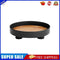 Plastic Round Storage Tray Ring Plate Jewelry Display Storage Plate (Black)