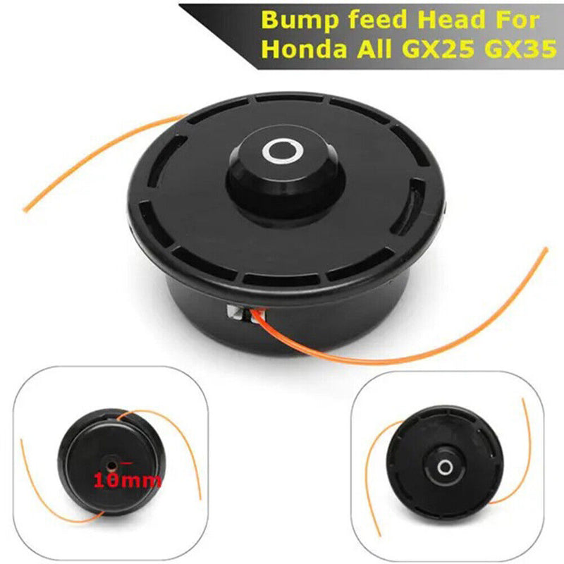 Grass Trimmer Head M10x1.25 String Brush Cutter Replacement with 2 Lines Newly