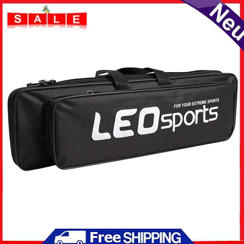 LEO Fishing Tackle Zipper Carry Pouch Case Oxford Cloth Fishing Rod Storage Bag