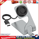 Metal Aluminum Smartwatch Charger Station Bracket for Huawei Watch (Gray) Newly