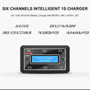 Ultra Power UP-S6AC 6x4.35W Digital AC DC 1S LiPO LiHV Battery Charger (EU)