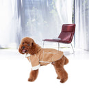 winter clothes dog clothes pet supplies British style legs(Light Brown)(M)