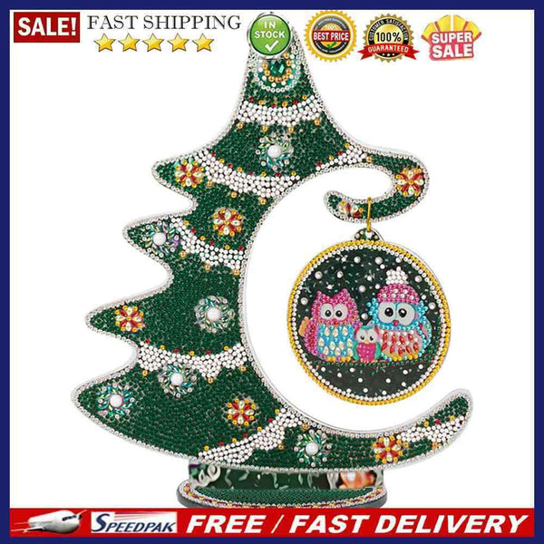DIY 5D Mosaic Crystal Christmas Tree Diamond Painting Kit Rhinestone Craft