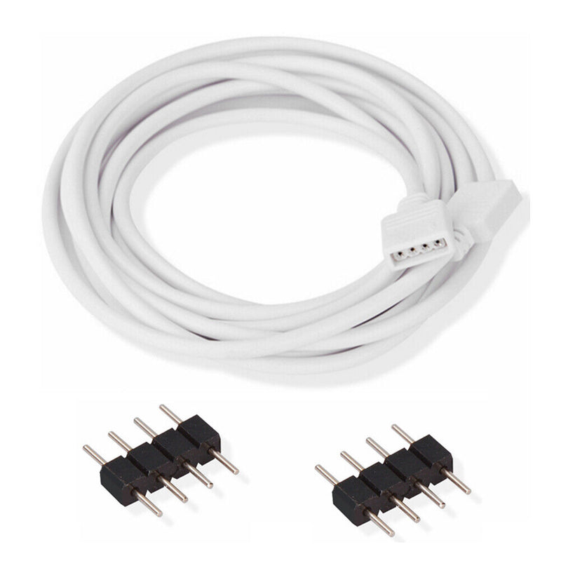 4Pin Extension Cable RGB 5050 3528 LED Strip Light Connector Wire (2.5m) Newly