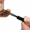 1pcs Schwarz Reißverschlußanhänger Puller Kabel Reißverschlusszipper, E9S6 A6F5