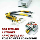 6-pin PCIE power connector For Bitmain Antminer APW7 PSU L3 D3 B8H1