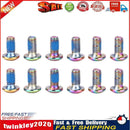 12pcs M5x8mm Disk Brake Bolts T25 Bike Bottle Holder Bolts Screw (Multi) Newly