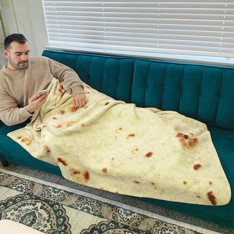 Square Tortilla Shaped Car Office Quilts Creative Cotton Sofa Bedding Blanket