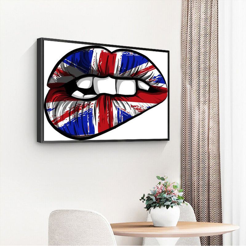 5D DIY Diamond Painting National Flag Full Drill Art Pictures Rhinestone Gift