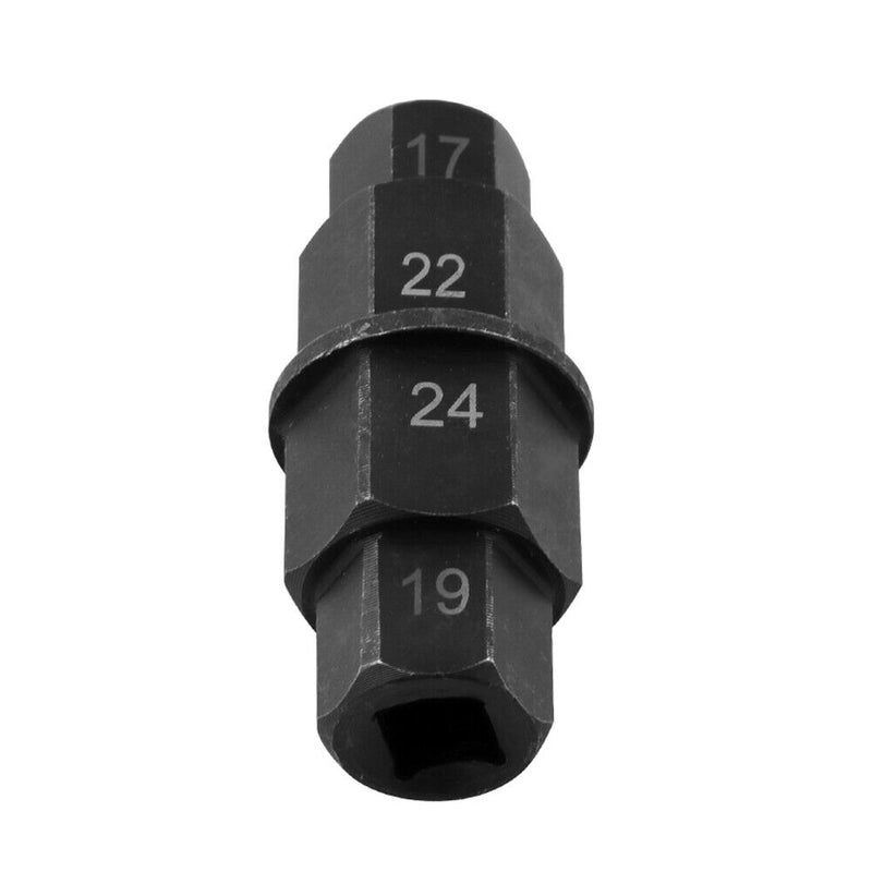 4 in 1 17mm 19mm 22mm 24mm Motorcycle Front Axle Spindle Hex Allen Key Socket