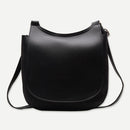 Casual Solid Color Large Crossbody Handbags PU Leather Women Flap Shoulder Bags