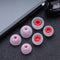 6pcs In Ear Earphone Silicone Earbuds Replace for KZ Headset (White+Red) Newly