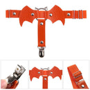 Nightclubs Legs Garter Belt Suspenders Faux Leather Wings Leg Garter Straps