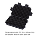 Outdoor Waterproof Sealed Case Dustproof Container EDC Tool Storage (Black)