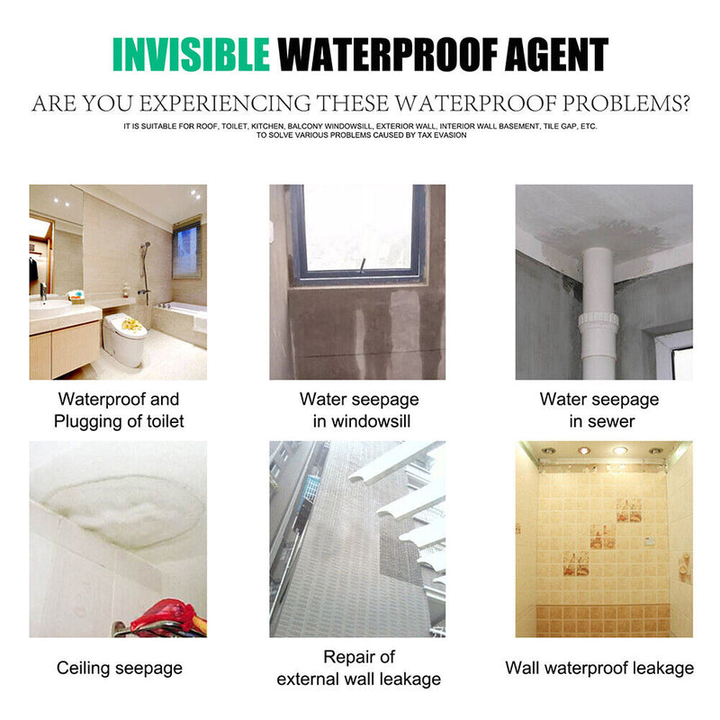 Anti-Leakage Waterproof Invisible Wall Sealant Spray Super Strong Tile Bond T