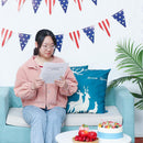 Decoration Flag American Independence Day Bunting Banners Platinum Jubilee