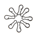 50 x Small Multi Clips Carp Fishing Tackle Quick Change Swivels Rigs Links Newly