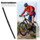 25.4x540mm MTB Bike Aluminum Alloy Handlebar Riser Bar Ultra Light (Black) Newly