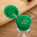 4PCS Plastic Barbecue Salt Can Seasoning Jar BBQ Condiment Bottle Cruet
