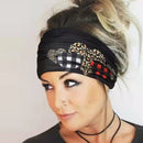 Women Wide Headband Chrysanthemum Floral Print Girl Yoga Hairband (Style 1)