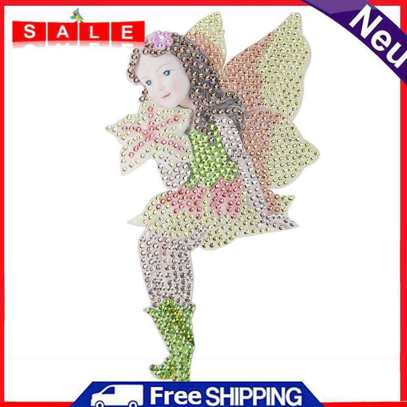 DIY Angel Diamond Painting Switch Stickers Home Luminous Decorative Wall Decals